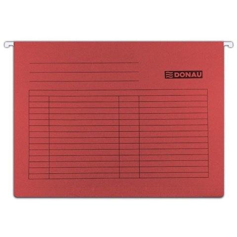 Teczka zawieszkowa A4 czerwony karton 230g Donau (7410905-04) Donau