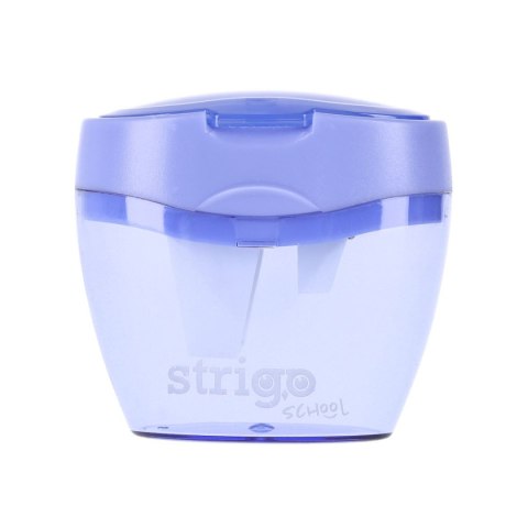 Temperówka z pojemnikiem na 3 grubości oł.i kredek mix plastikowa Strigo (SSC386) Strigo