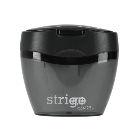 Temperówka z pojemnikiem na 3 grubości oł.i kredek mix plastikowa Strigo (SSC386) Strigo