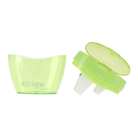 Temperówka z pojemnikiem na 3 grubości oł.i kredek mix plastikowa Strigo (SSC386) Strigo