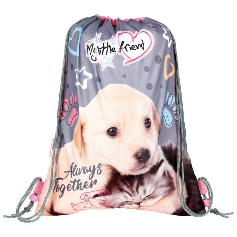 Worek na buty MY LITTLE FRIEND KOT/pies worek na obuwie St.Right (SO-01) St.Right