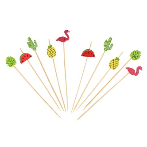 Wykałaczka Szpilki do koreczków summer party (10 szt.) - FSC 100% Arpex (KK5006F) Arpex