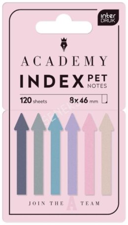 Zakładki indeksujące ACADEMY ARROWS PASTEL 120k [mm:] 80x460 Interdruk (W PODAJNIKU) Interdruk