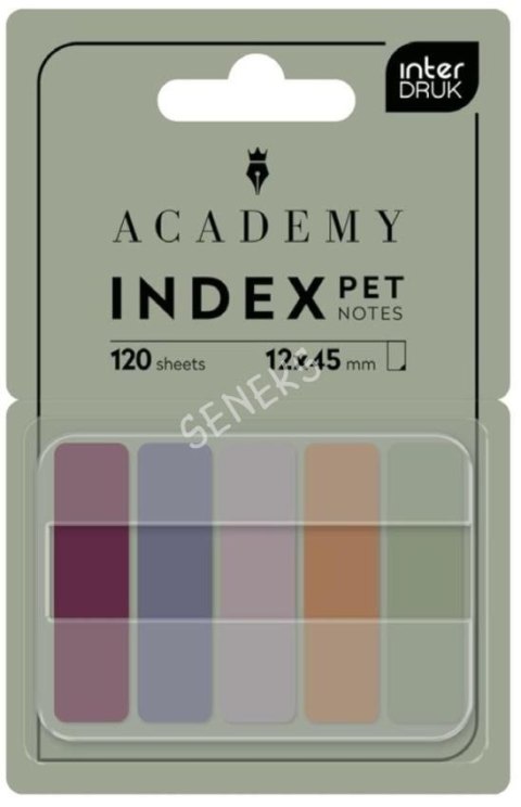 Zakładki indeksujące ACADEMY PET SMART 120k [mm:] 120x450 Interdruk (W PODAJNIKU) Interdruk
