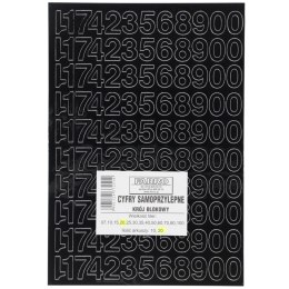 Cyfry samoprzylepne czarne Farro Farro