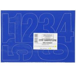 Cyfry samoprzylepne niebieskie Farro Farro