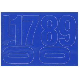 Cyfry samoprzylepne niebieskie Farro Farro