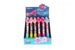 Długopis Flowers wymazywalny wkład niebieski 0,5mm Patio (80464PTR) Patio