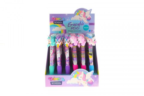 Długopis Rainbow wymazywalny wkład niebieski 0,5mm Patio (80457PTR) Patio