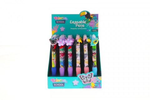 Długopis wymazywalny Buterfly wymazywalny wkład niebieski 0,5mm Patio (80471PTR) Patio