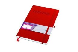 Kalendarz książkowy (terminarz) 18-M-CY TDW CZERWONY B5 Antra (2025/2026) Antra