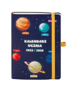 Kalendarz książkowy (terminarz) UCZNIA KOSMOS B6 Antra (2025/2026) Antra
