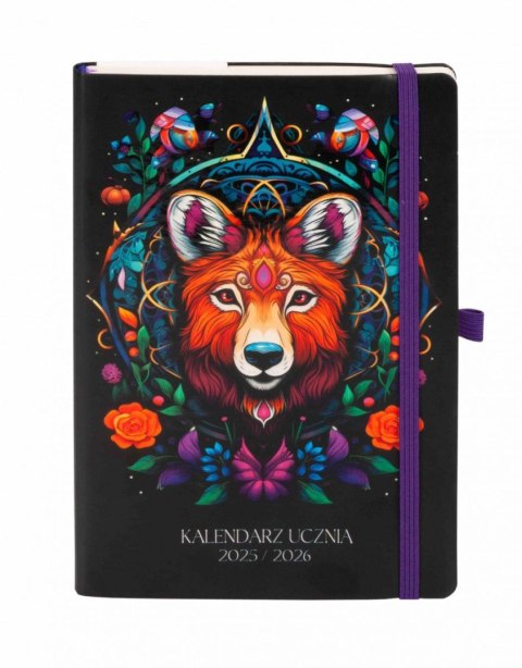 Kalendarz książkowy (terminarz) UCZNIA LIS A5 Antra (2025/2026) Antra