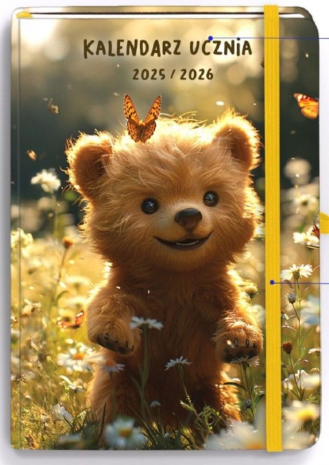 Kalendarz książkowy (terminarz) UCZNIA MIŚ B6 Antra (2025/2026) Antra