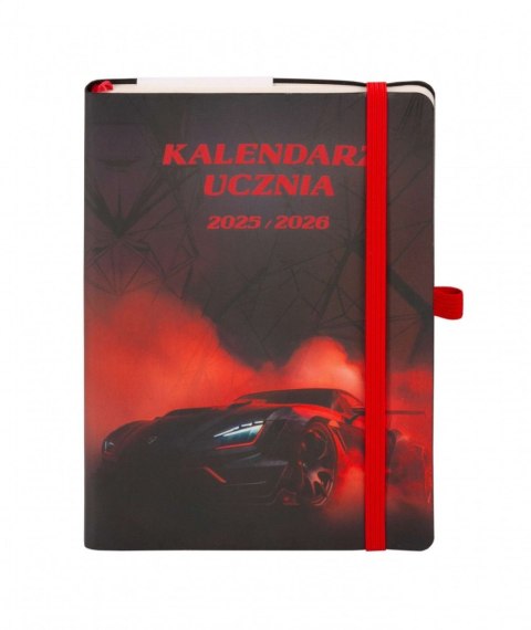 Kalendarz książkowy (terminarz) UCZNIA SAMOCHÓD B6 Antra (2025/2026) Antra