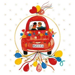 Kartka składana C5 KARNET KW KÓŁKO SLUB GARBUS Henry (5907465665124) Henry