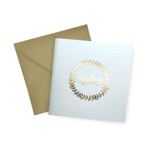 Kartka składana kw KARNET KW Slub Tłoczenie Miłosc Henry (5907465663328) Henry