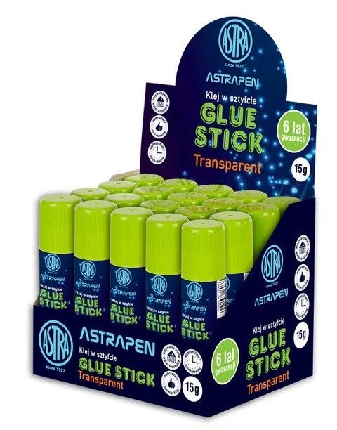 Klej w sztyfcie Transparent 15g Astra (401120005) Astra