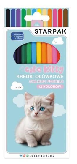 Kredki ołówkowe Kitty 12 kol. Starpak (559669) Starpak