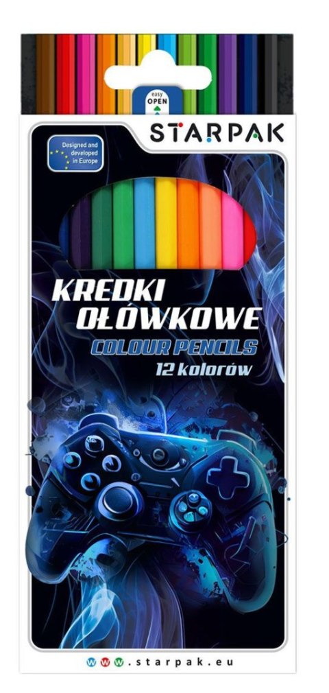 Kredki ołówkowe Pad 12 kol. Starpak (559670) Starpak