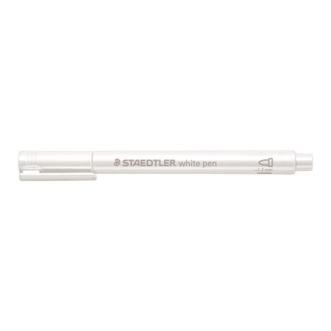 Marker permanentny metaliczny wkład biały 1-2mm okrągła końcówka Staedtler (8323-0) Staedtler
