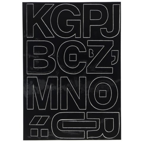 Naklejka (nalepka) litery samoprzylepne carne (60mm)