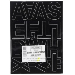 Naklejka (nalepka) litery samoprzylepne carne (60mm)