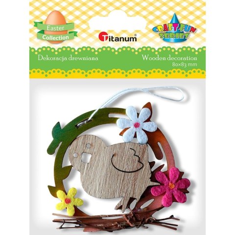 Ozdoba świąteczna Craft-Fun Series zawieszka ptaszek Titanum (19AQE0722-1) Titanum