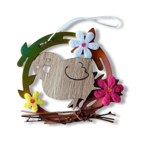 Ozdoba świąteczna Craft-Fun Series zawieszka ptaszek Titanum (19AQE0722-1) Titanum