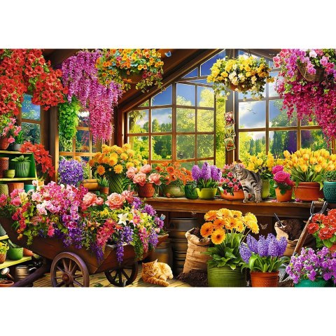Puzzle Premium Plus Przygotowania do wiosny 1000 el. Trefl (10840) Trefl