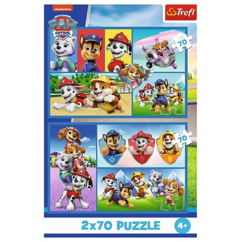 Puzzle Psi Patrol rządzi 140 el. Trefl (34441) Trefl