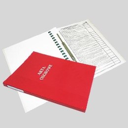 Teczka do akt osobowych A4 czerwony karton Warta Warta