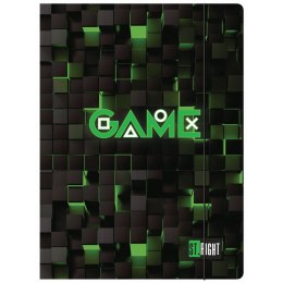 Teczka kartonowa na gumkę ST.RIGHT Green Game A4 mix Unipap Unipap