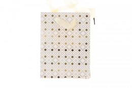 Torba prezentowa białe złote [mm:] 200x80x 150 (257017)
