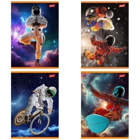 Zeszyt A5 Spaceman 32k. 70g krata Unipap Unipap