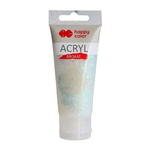 Brokat kolor: biały 1 kolor. Happy Color (HA 7370 0060-000) Happy Color