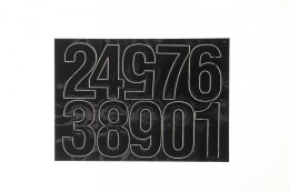 Cyfry samoprzylepne czarne Farro Farro