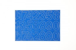 Cyfry samoprzylepne niebieskie Farro Farro