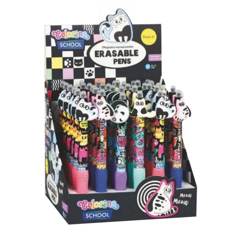 Długopis standardowy Kittens wymazywalny wkład niebieski 0,5mm Patio (80440PTR) Patio