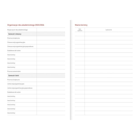 Kalendarz nauczyciela książkowy (terminarz) Vivella seledyn A5 Wydawnictwo Wokół Nas (A5TA071B) Wydawnictwo Wokół Nas