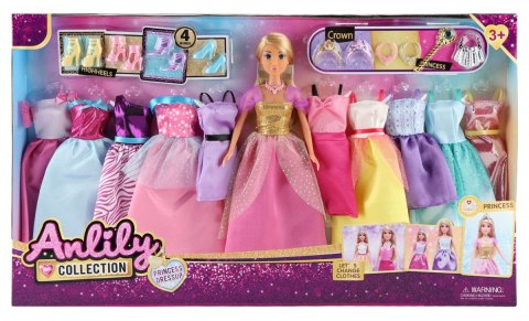 Lalka Anlily z sukienkami Lean (24480) Lean