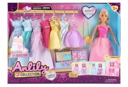 Lalka Anlily z sukienkami Lean (24485) Lean