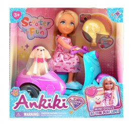 Lalka na skuterze z pieskiem Lean (24477) Lean