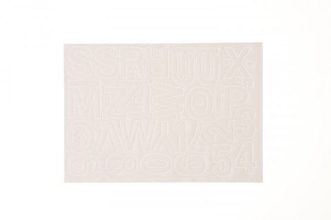 Litery samoprzylepne biały Farro Farro