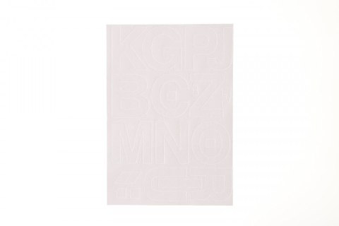 Litery samoprzylepne biały Farro Farro