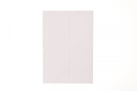 Litery samoprzylepne biały