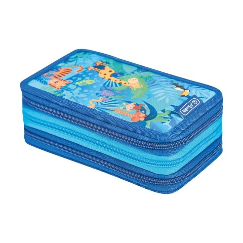 Piórnik Potrójny Jungle safari 31 cz. Herlitz (400197094) Herlitz