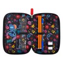 Piórnik STITCH Black ALOHA POTRÓJNY St.Majewski (z wyposażnieniem) St.Majewski