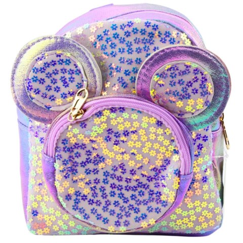 Plecak w cekiny myszka fioletowa Lean (22286) Lean