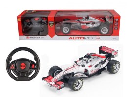 Samochód wyścigówka RC 1:12 biała Lean (22925) Lean